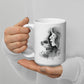 A White Glossy Mug | Calm | Fall Collection |