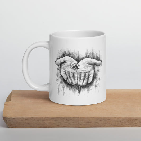 White Glossy Mug | In Love | Summer Collection |