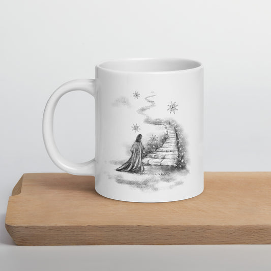 White Glossy Mug | Colors | Spring Collection |