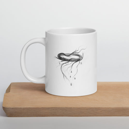 White Glossy Mug | Seperated | Winter Collection |