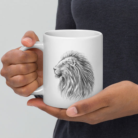 White Glossy Mug | King is Back |